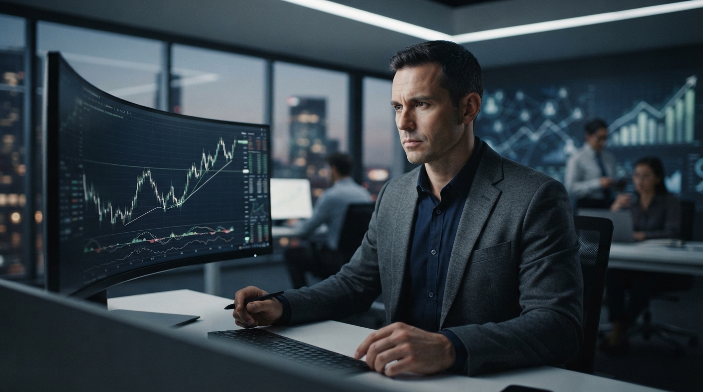 SaaS founder reviewing financial data, illustrating the importance of CAC payback period for business growth and profitability.