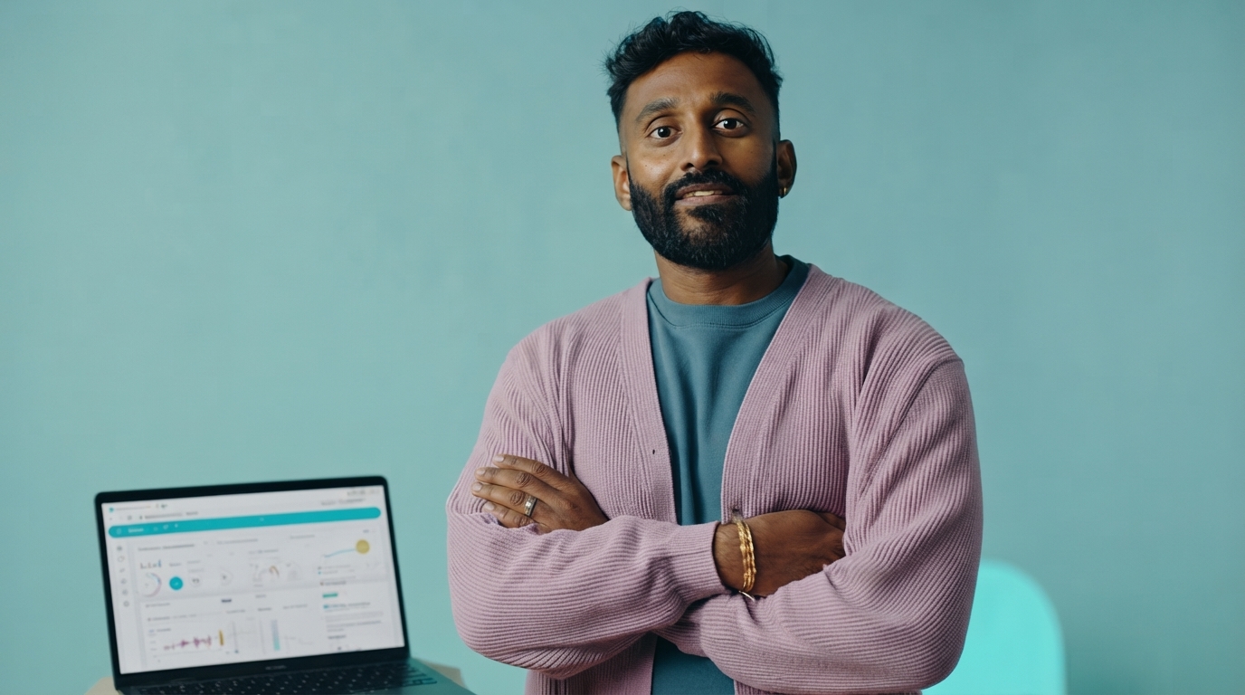 Startup founders analyzing AI data on a holographic interface, symbolizing innovation and cost-effective technology adoption for business growth.