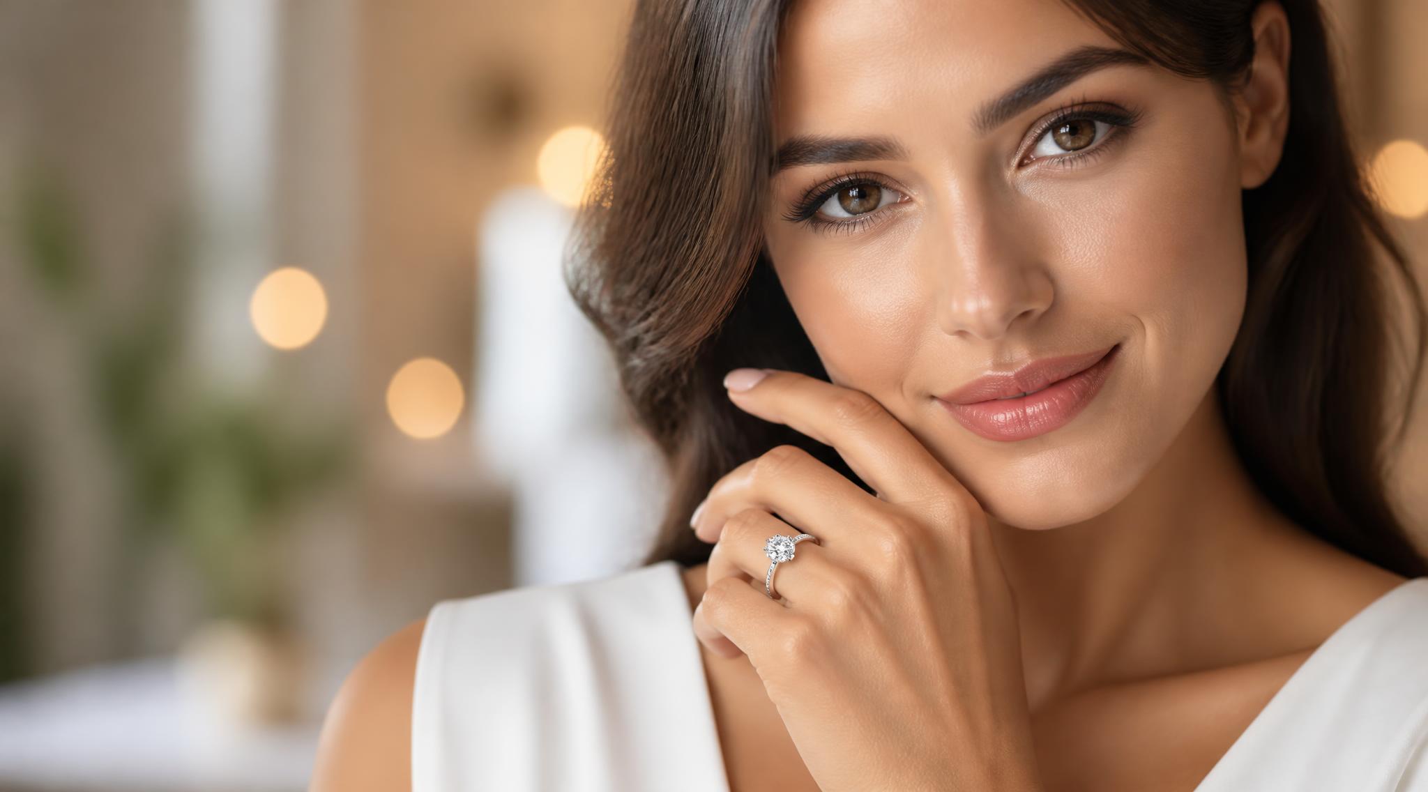 Ritani Engraved Engagement Rings Put Detail Along the Band Instead of Around the Center